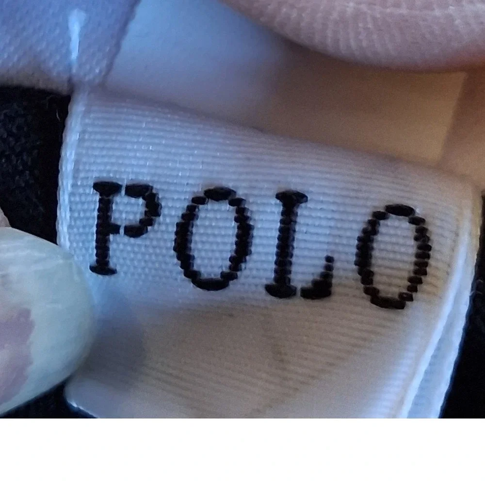 Polo Ralph Lauren Navy Big Pony LS‎ Hooded Tshirt Sleeve Hit Large EUC